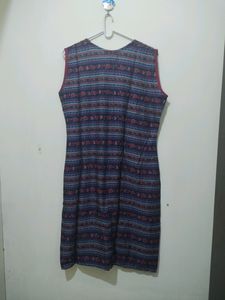 Horizontal Floral Print Multi Colour Kurta