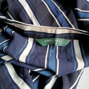 Striped Button-Down Shirt