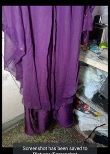 Beautiful Purple burkha Set