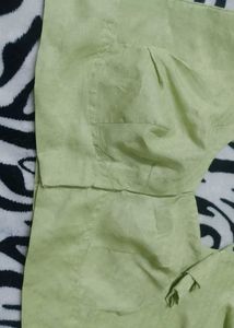 Elegant pistachio Green Blouse