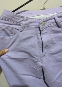 Lilac Colored Skinny Jeans