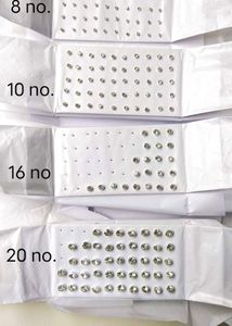Pure Silver Dimond Nose And Ear Earings 1 pair
