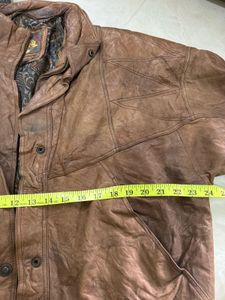 Vintage Brown Leather Jacket