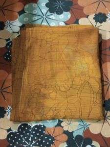 Beautiful Mustard Yellow Saree