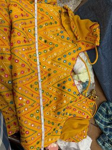 Festive Anarkali Mirror Work Heavy Set