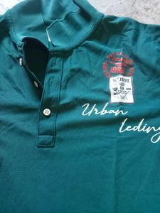 Men's Green Polo T-Shirt