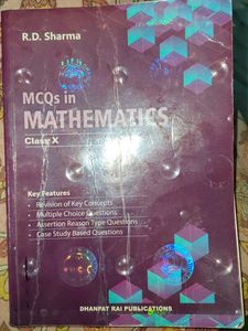 R.D. Sharm  n Mathematics with MCQ book Class X