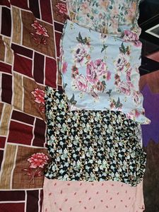 4 WOMEN Cute Floral &amp; Pink Tops Bundle