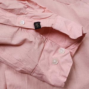 Men's Light Pink Shirt - 100% Cotton
