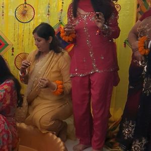 Fushia Hot pink Suit Set