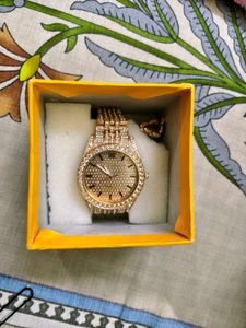 Sparkling Rose Gold Watch
