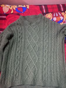 olive sweater