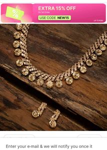 nwt zaveri pearl set
