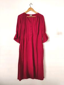 Red Empire Dress (Women's)