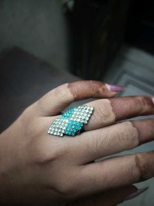 Chunky Rhinestone Ring