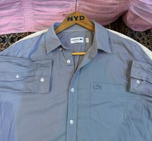 Lacoste Long Sleeve Button-Up Shirt
