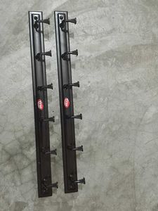 Set of 2 dark brown Wall Hooks