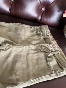 Olive Green Skinny Jeans
