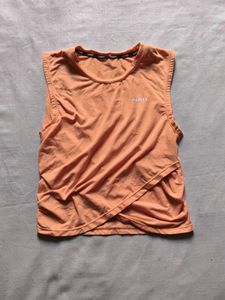 Orange fitted Top