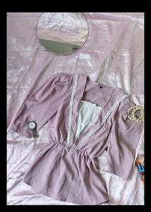 Korean Lavender Cute Top 💞