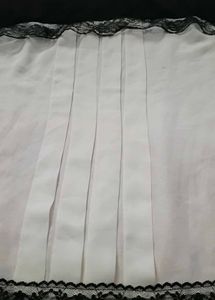 Women's Black &amp; White Lace Trim Tank Top