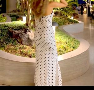 Savana Polka Dot Backless Bodycon Dress