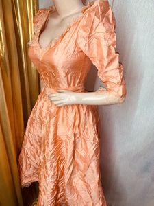 Peach Vintage Style Dress
