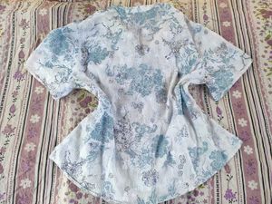 Boho Floral Print Short Sleeve Shirt