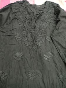 Pure Black Kurti