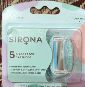 Sirona 5 Blade Cartridge Blades | Replacable Cartr