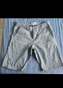 3 Men's Chino Shorts - grey, white and tan