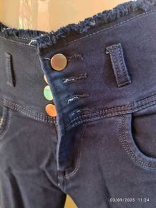 New Unused Dark Blue Denim Jeans