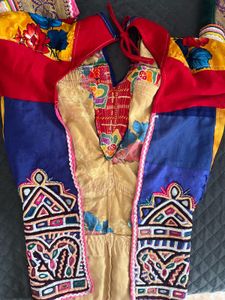 rabari Yellow Floral Embroidered blouse