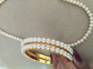 Pearl Chain With Bangles