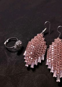 Partywear Earrings &amp; Ring Set✨✨