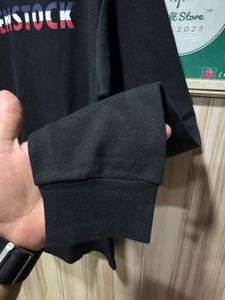 Birkenstock Sports Black Brand Logo Sweatshirt