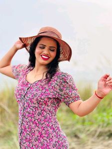 Floral Print Max Fashion Dress