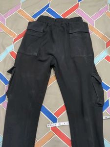 Pronk Baggy Black Cargo Joggers