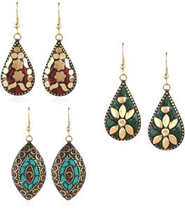 Bohemian Dangle Earrings Set Of 3