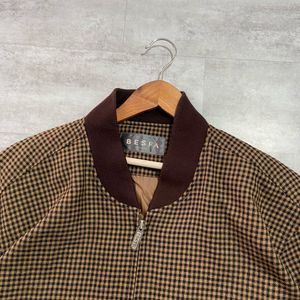 Classic Checked Bomber Jacket