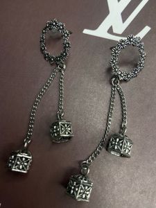 Silver Tone Dangle Earrings