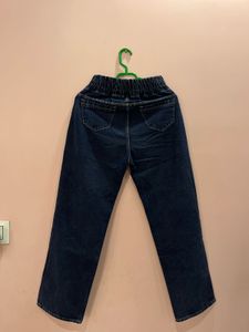 Dark Wash High-Waisted Denim Jeans