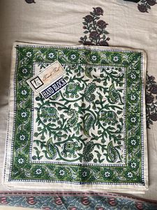 Boho Green Elephant Print Cushion Cover