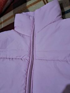 Pink Sleeveless Puffer Jacket