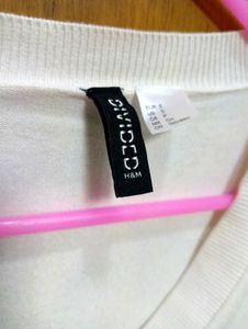 H&amp;M Striped V-Neck Long Sleeve cardigan