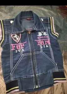 two Boys Shortsand jeans jacket