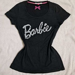 Y2k Fitted Barbie Graphic T-Shirt