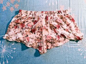 Floral Ruffle Shorts