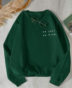 Green Oversized Sweatshirt