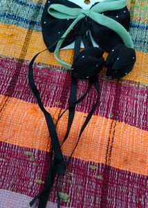 Cute Bow Hair Clip with Tassels